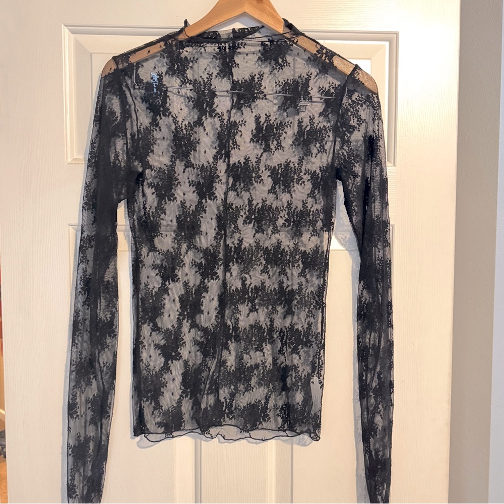 Free People Sheer Lace Top